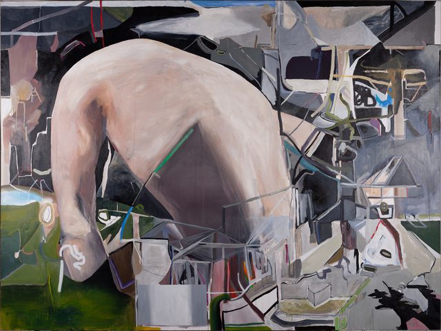 Alex Fischer, The Syncretist, 2009, 72×96″, acrylic on canvas